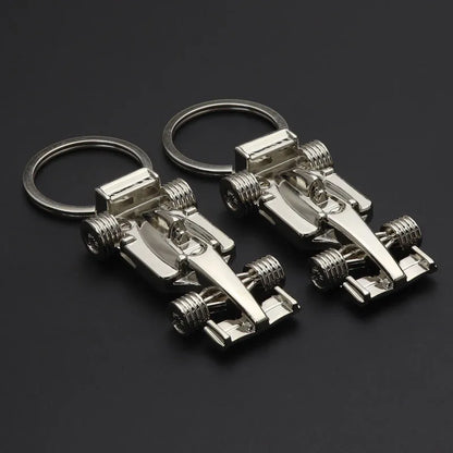 F1 Racing Car Keychain