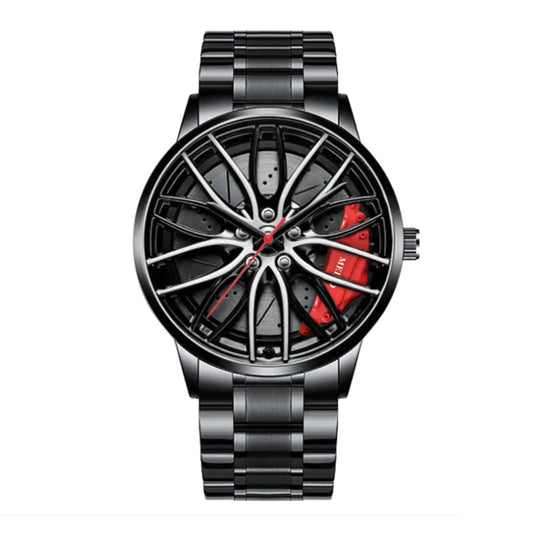 Car Wheel Rim Watch - Multiple Colours