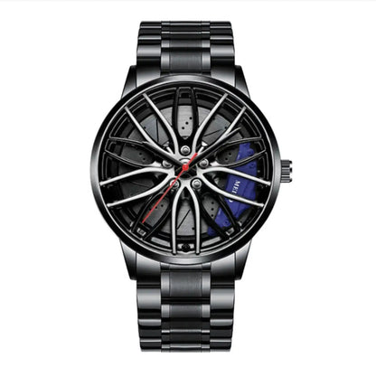 Car Wheel Rim Watch - Multiple Colours