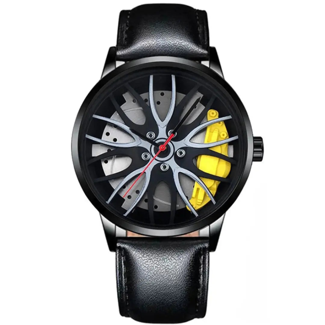 Car Wheel Rim Watch - Multiple Colours