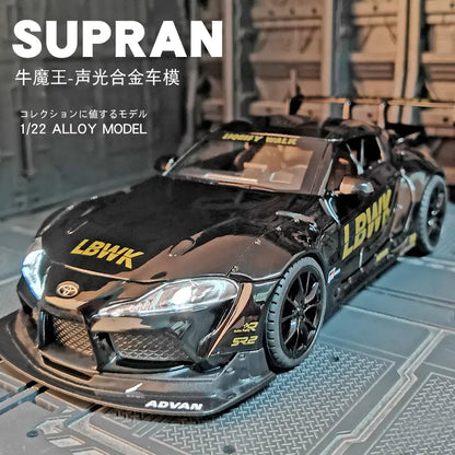 1:22 Toyota SUPRA Track Alloy Sports Car Model