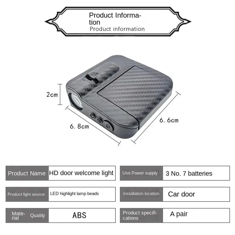 Car Logo Wireless Courtesy Car Door Projector - Multiple Logos Available