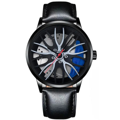 Car Wheel Rim Watch - Multiple Colours