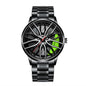 Car Wheel Rim Watch - Multiple Colours